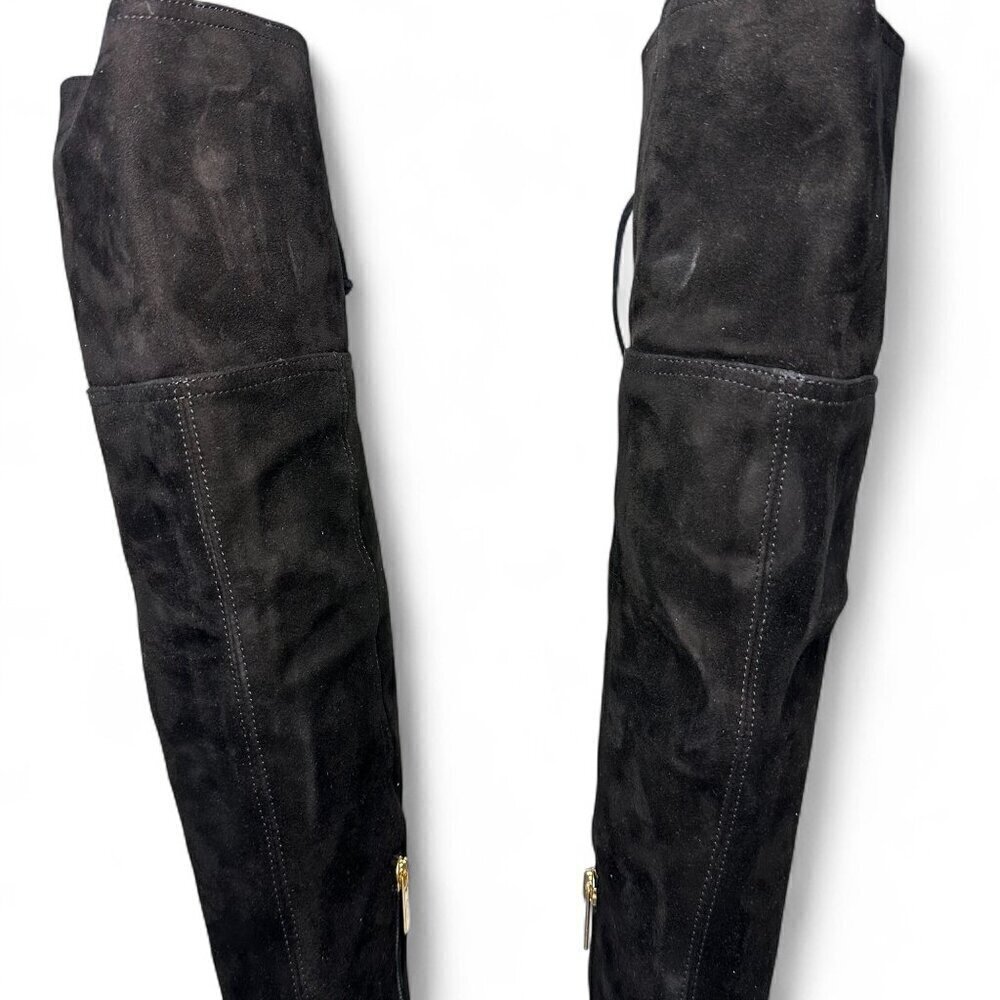 AGL Scarlet Over-The-Knee Suede Leather Boot, EU 38, Black NEW IN BOX - Picture 3 of 16